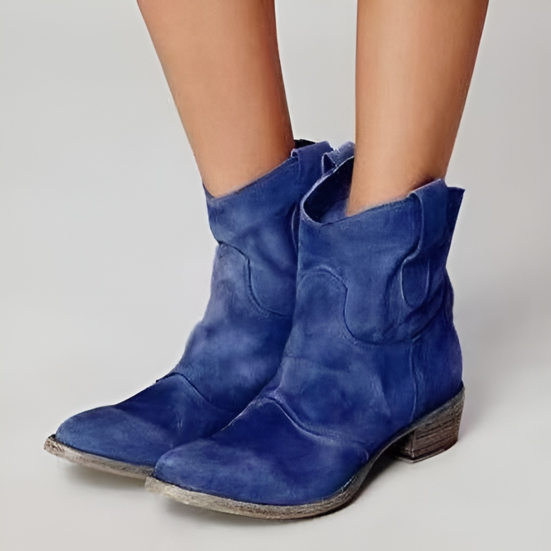 Carlotta – Botas de Couro Suede