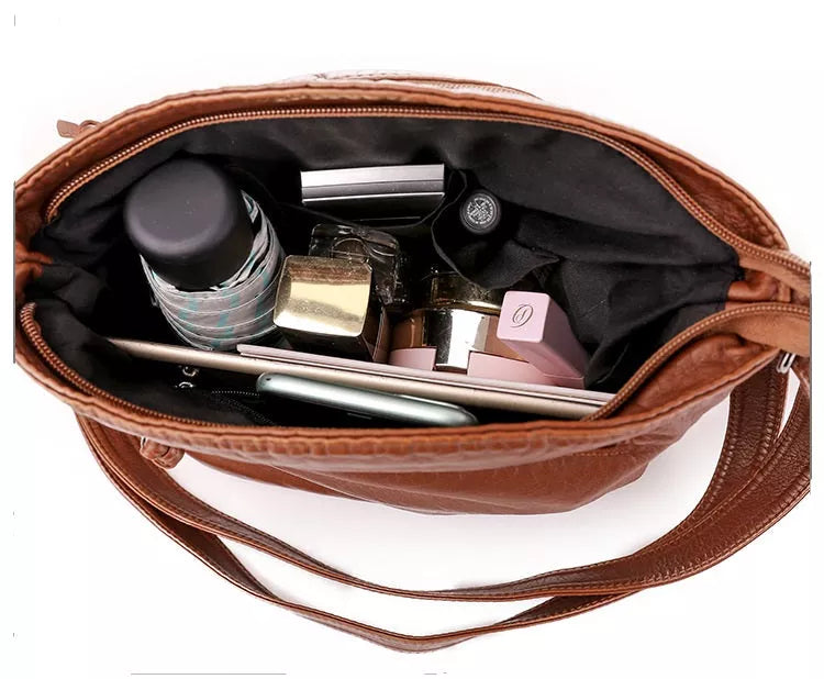 Zoe | Bolsa Transversal de Couro Vegano