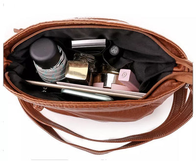 Zoe | Bolsa Transversal de Couro Vegano