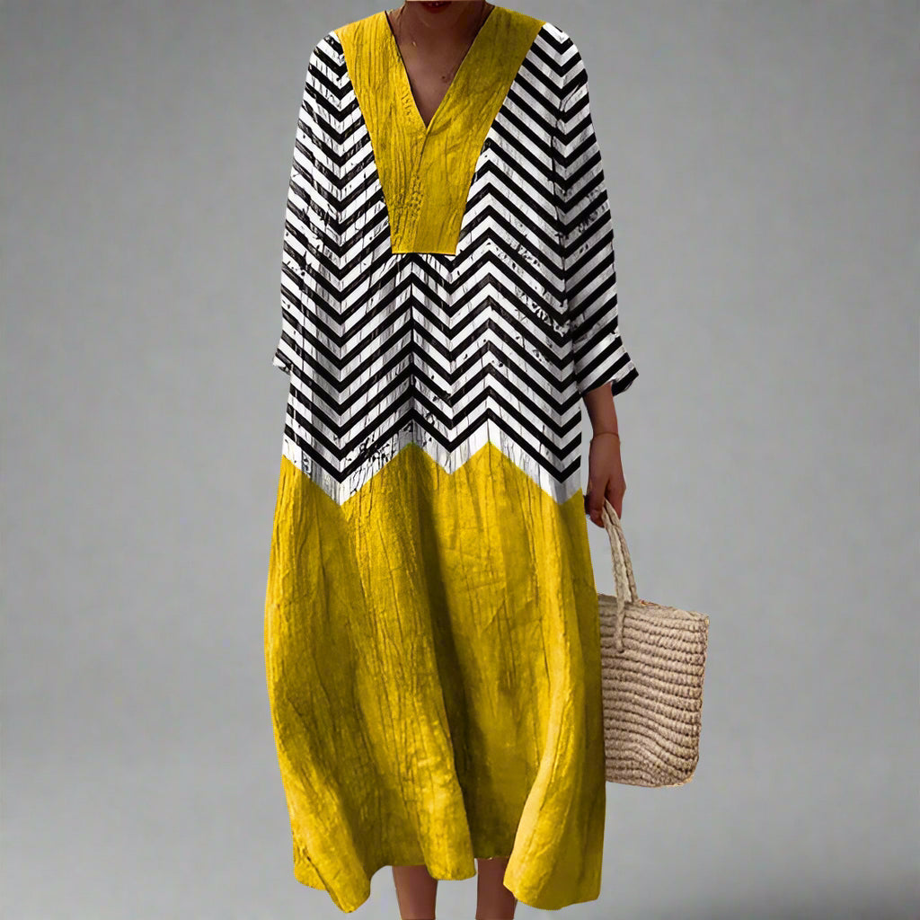 juliana™ | Vestido geométrico elegante