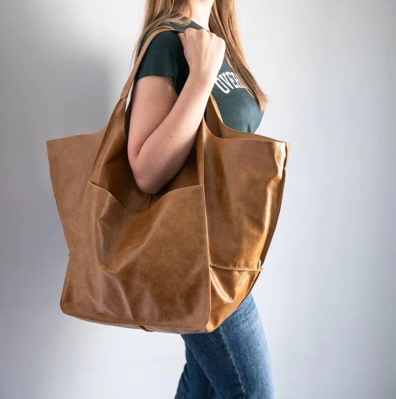 Laura | Bolsa de Couro Vintage-Vegan