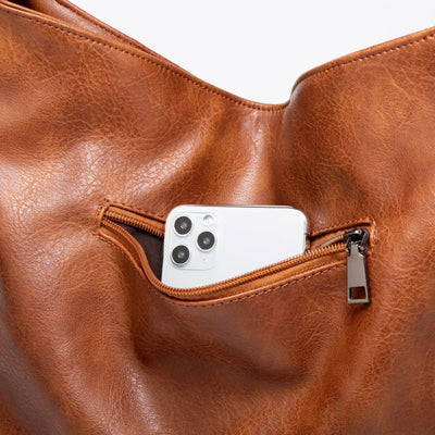 Priscilla - Bolsa de Couro Vintage-Vegana