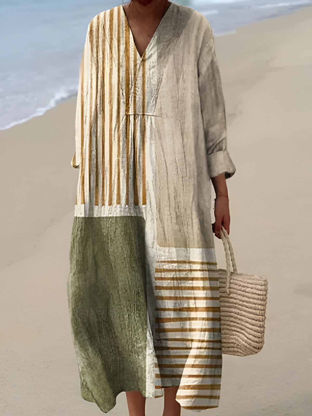 Alida™ | Vestido Impresso Brisa de Verão