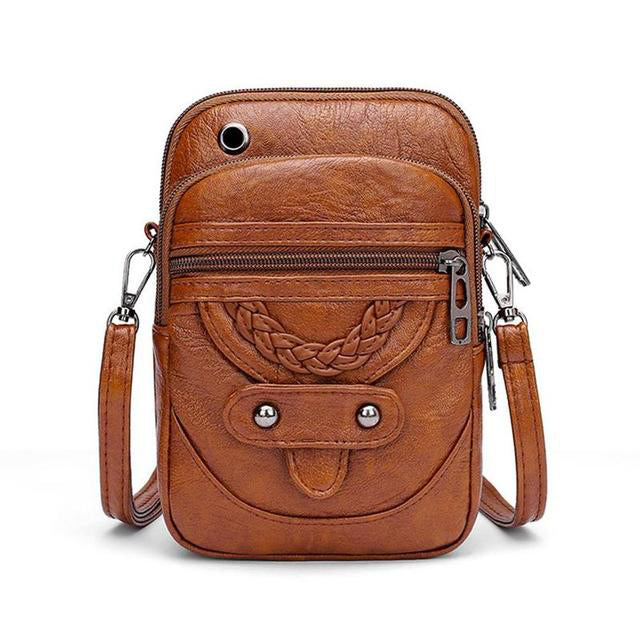 Vellana | Bolsa Transversal em Couro Vegano Vintage