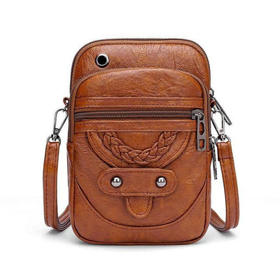 Vellana | Bolsa Transversal em Couro Vegano Vintage