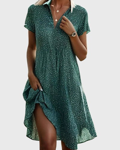 Juliette | Vestido midi de bolinhas