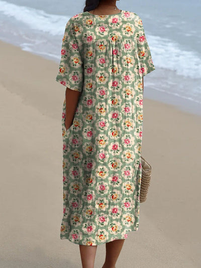 Femke | Vestido Floral Vintage - Edição Limitada