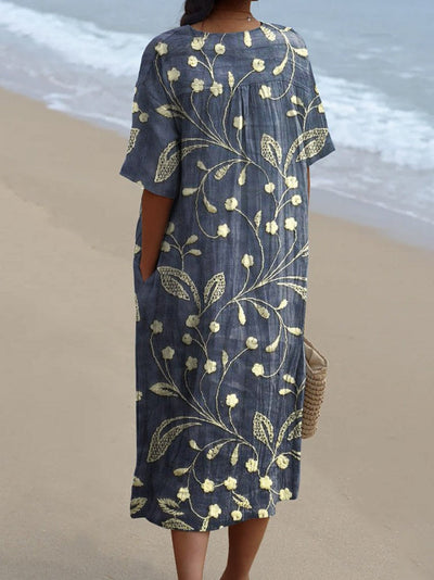 Lieke | Vestido Floral Vintage – Edição Limitada